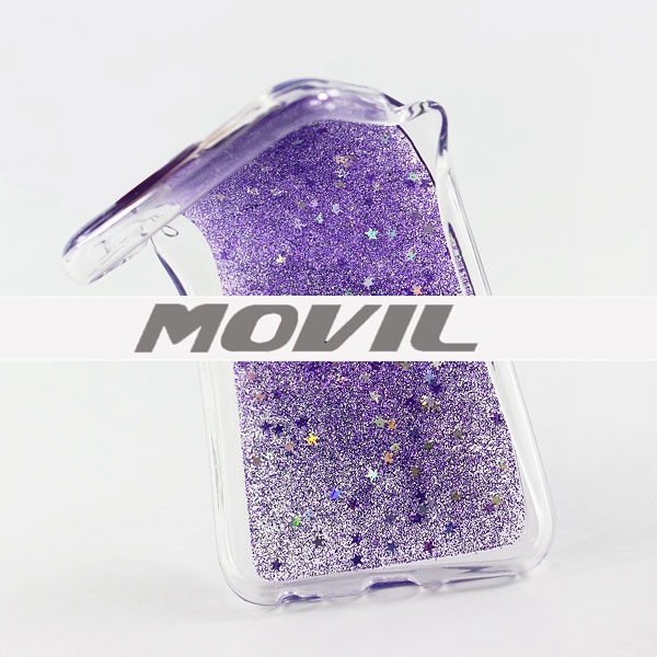 NP-2484 Epoxy Brillo Bling Auave TPU Funda para Apple iPhone 6-5